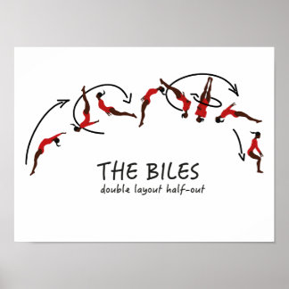 Poster Desmoronamento de ginástica - os Bilhões