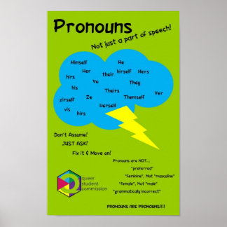 Poster Desnuvem Pronoun