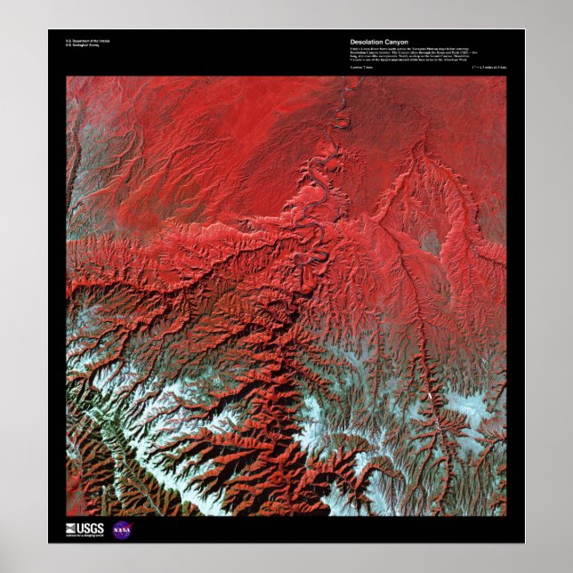 Poster Desolação Canyon Utah (Frente)