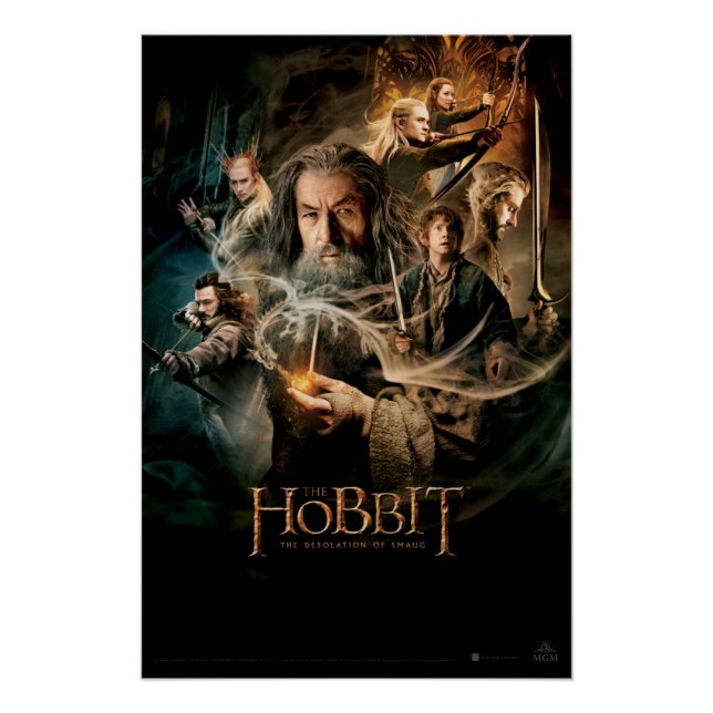 PÓSTER DESOLAMENTO DE CARACTERES SMAUG™ 2 (Frente)