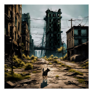 Póster Desolar Cão