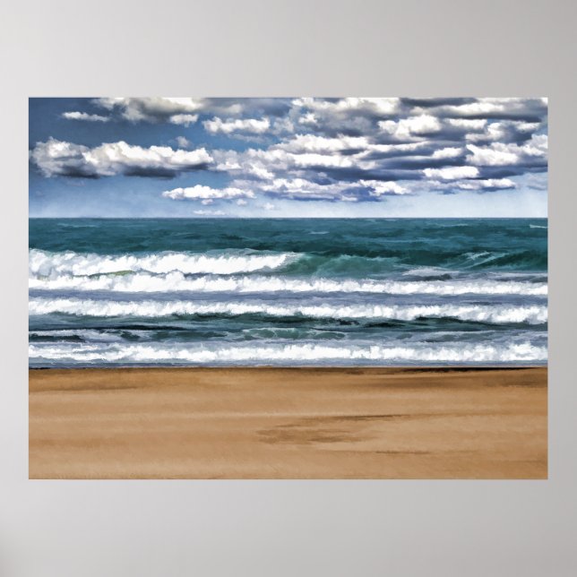 Póster Desolar Dia da Praia (Frente)