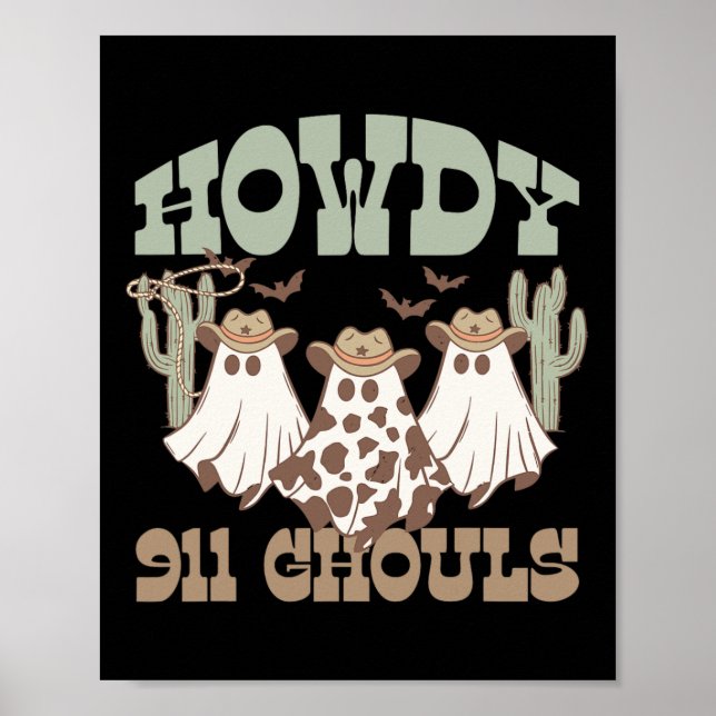 Poster Despachante do 911 Despacha Goblins Halloween Fant (Frente)