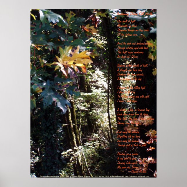 Póster Despertando Autoestima Divina (Frente)