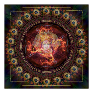 Póster Despertar divino com o poder de Gayatri