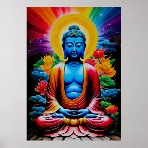 Poster Despertar Luminoso de Buda