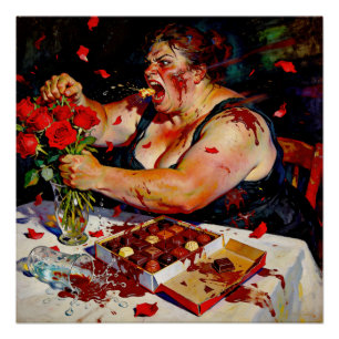 Póster Desprezo por Rosas Vermelhas – Um Retrato de Raiva