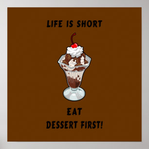 Póster Dessert Life