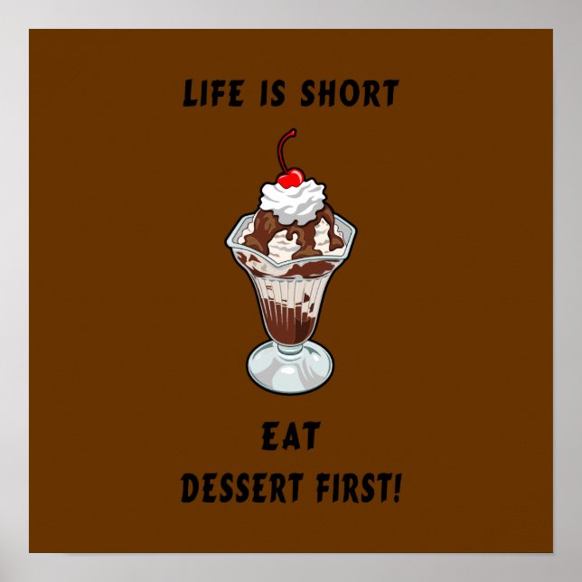 Póster Dessert Life (Frente)