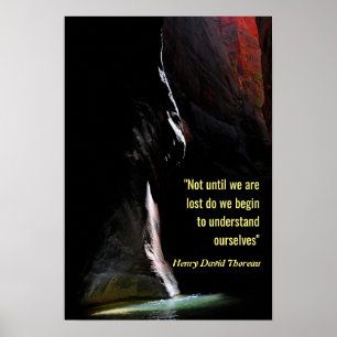 Póster Destaque na Água com Cotação