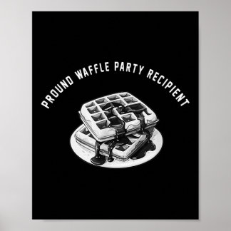 Poster Destinatário Exclusivo da Parte Waffle de Gravação