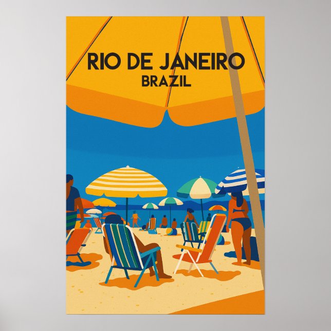 Poster Destino de Férias de Verão (Frente)