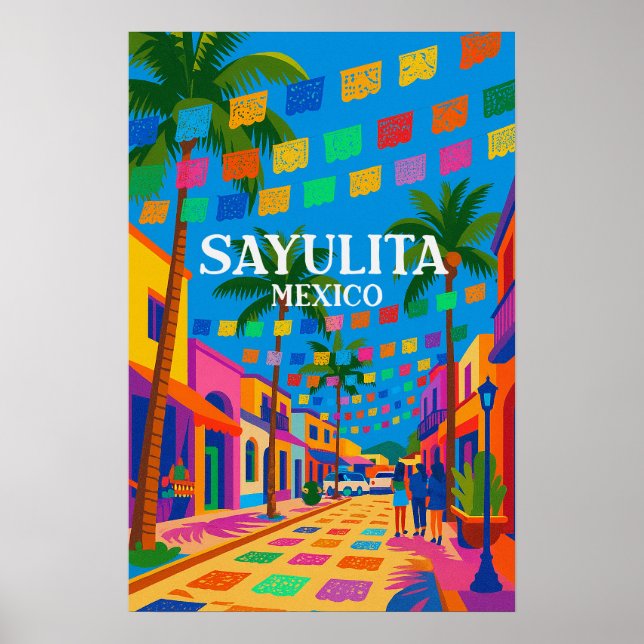 Poster Destino de Férias de Verão México (Frente)