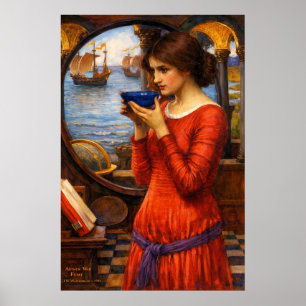 Poster Destino de John William Waterhouse