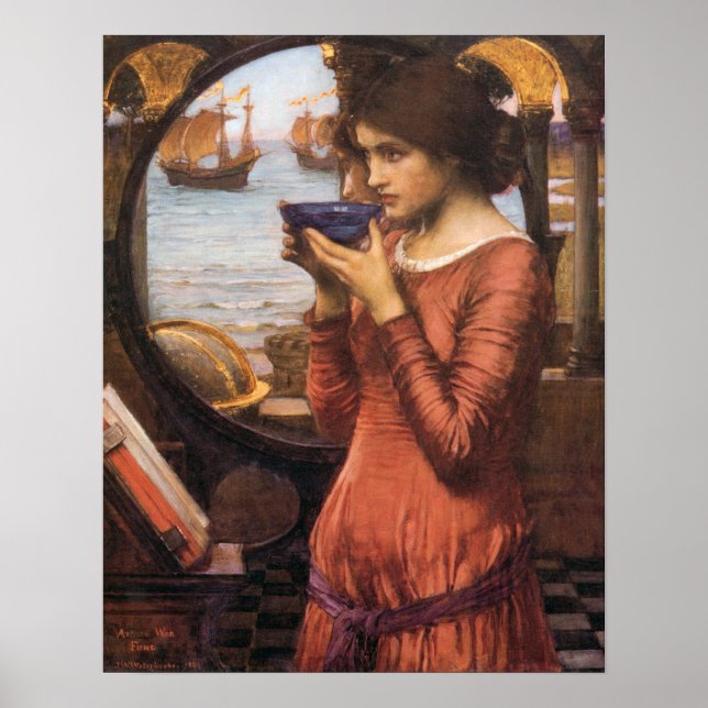 Póster Destino - John William Waterhouse (Frente)