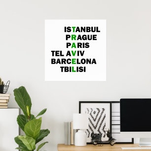 Poster destinos de viagem