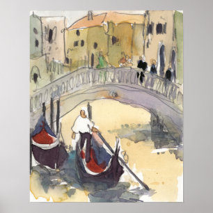 Poster Destinos Venice Plein Air Gondola Ride