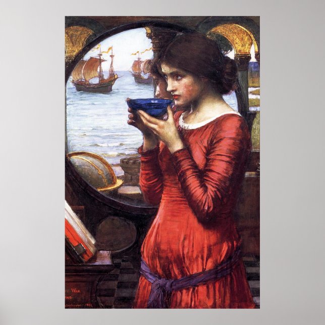 Poster DESTiNY, por John William Waterhouse, 1900 (Frente)