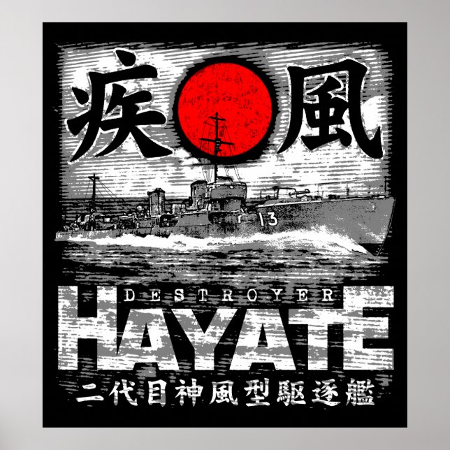 Poster Destroyer Hayate (Frente)