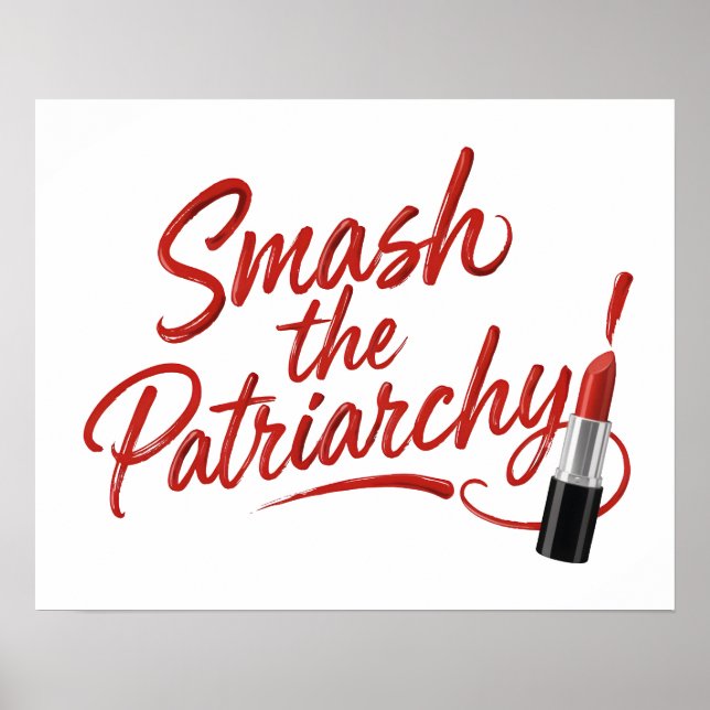 Poster Destrua o Patriarcado (Frente)