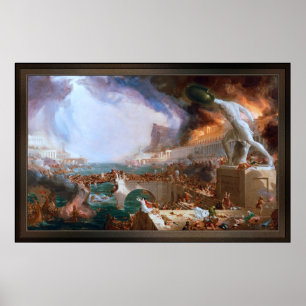 Poster Destruição do Curso do Império
