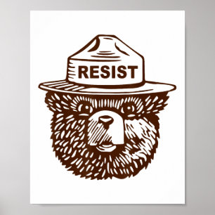 Poster Destruição resistente ao urso