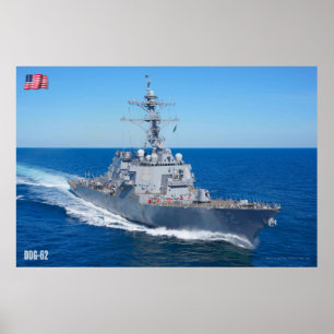 POSTER DESTRUIDOR MÍSICO GUIADO - DDG-62