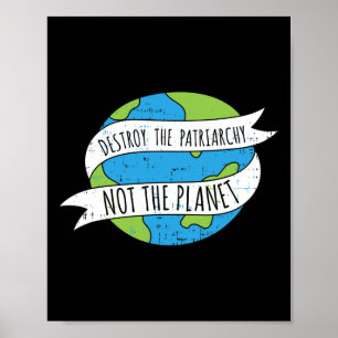Poster Destruir A Patriarquia Não O Fema Feminista Planet