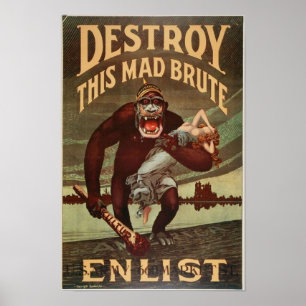 Póster Destruir Este Mad Bruth Enlist
