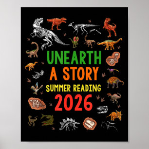 Poster Desvendar uma História Leitura de Verão 2026 Dinos