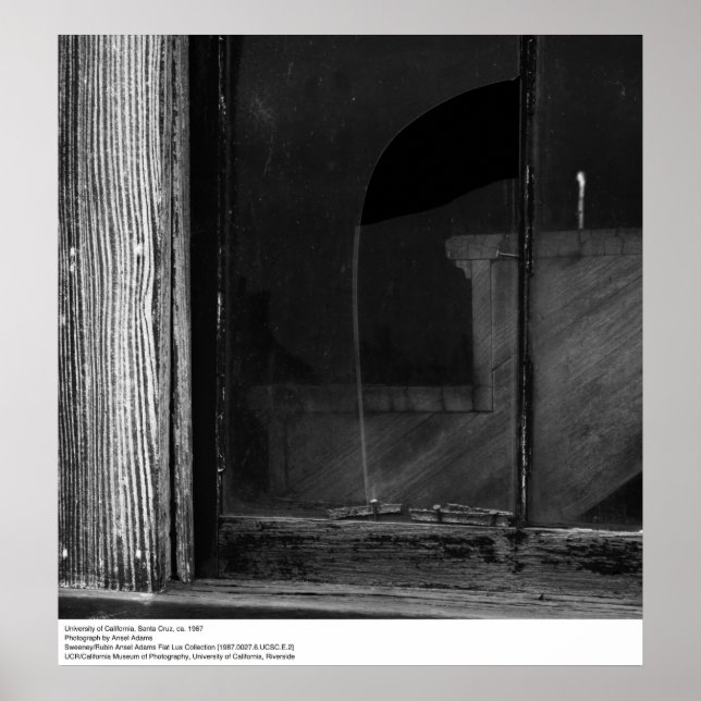 Póster Detalhe arquitetônico UCSC, cerca de 1967 (Frente)