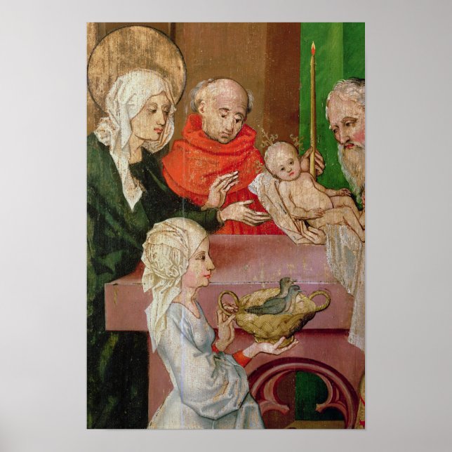 Póster Detalhe da Apresentação no Templo (Frente)