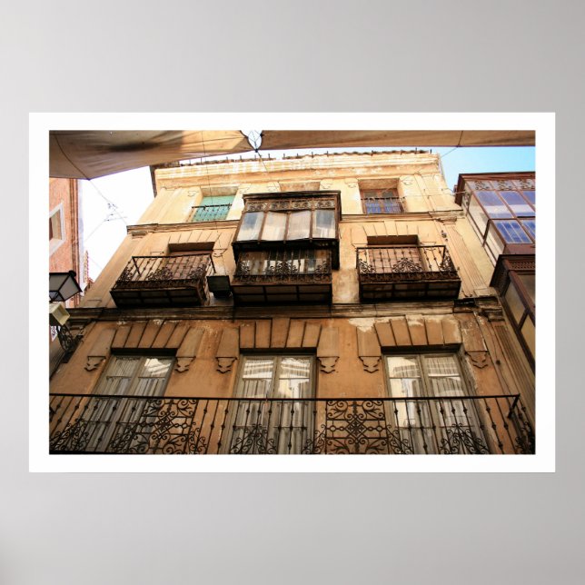 Póster Detalhe da arquitetura Toledano (Frente)