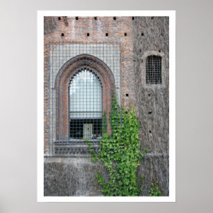 Poster Detalhe da janela de Sforza