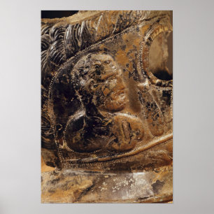 Poster Detalhe da máscara de um gladiador