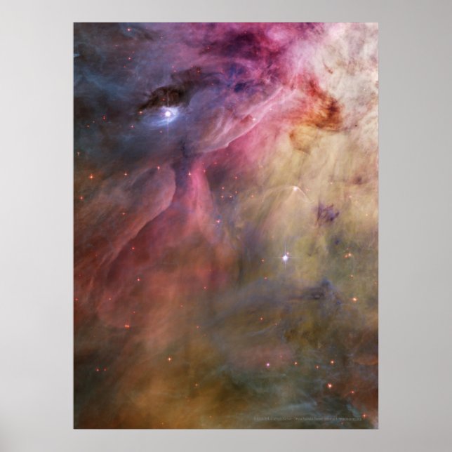 Poster Detalhe da Nebulosa Orion 18x24 (12x16) (Frente)