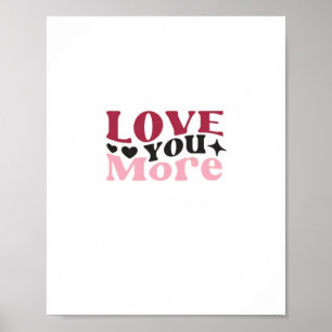 Poster Detalhe de Design Sutil Amar Mais 