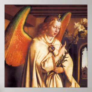 Póster Detalhe de Gabriel do arcanjo do ANJO do AVISO