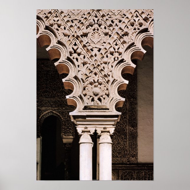 Póster Detalhe de um dos arcos de polilobos de (Frente)