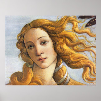 Póster Detalhe de Vênus, Botticelli
