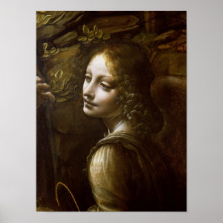Póster Detalhe do Anjo, da Virgem do