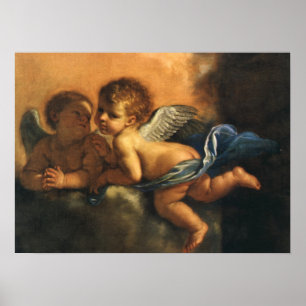 Póster Detalhe do anjo, Santos do Patrão de Modena por G