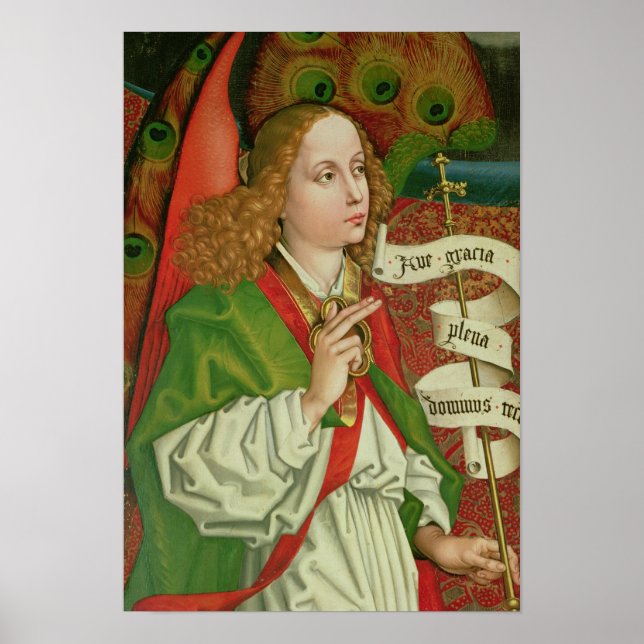 Póster Detalhe do Arcanjo Gabriel (Frente)