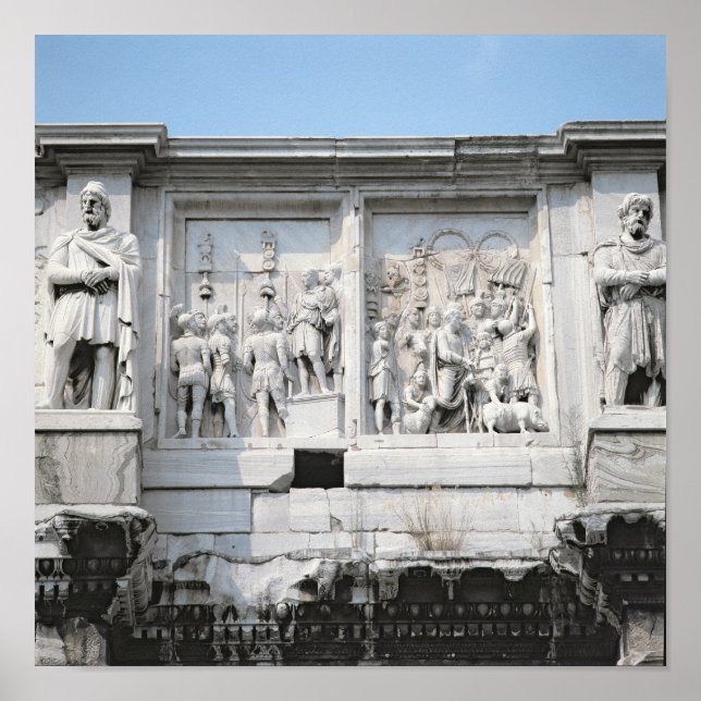 Poster Detalhe do Arch de Constantina (Frente)