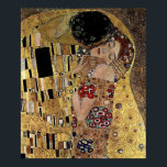 Póster Detalhe do Beijo de Gustav Klimt (cerca de 1908)<br><div class="desc">Um trabalho de arte clássico que passou para o dominio público e faz presentes maravilhosos e outros produtos. Uma das obras mais famosas de Gustav Klimt, The Kiss mostra o uso proeminente da folha de ouro, e foi inspirada pelo estilo de ornamentado dos antigos mosaicos. A Klimt (1862-1918) foi um...</div>