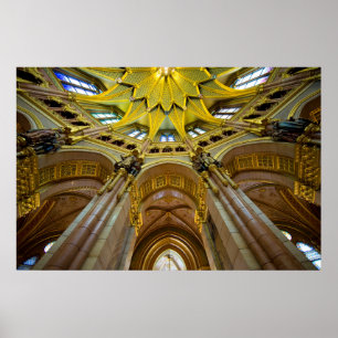 Póster Detalhe do Interior do edifício do Parlamento