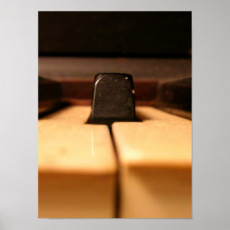 Póster Detalhe do Piano