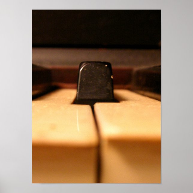 Póster Detalhe do Piano (Frente)