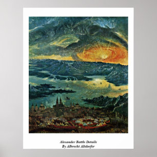 Poster Detalhes da batalha de Alexander por Albrecht