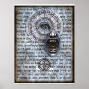 Póster Detalhes do Merrow 18x24